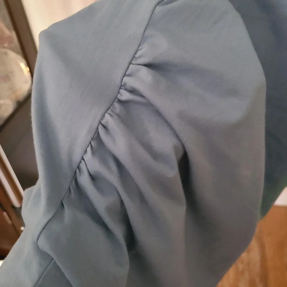 Gap Love By Gap Maternity Ruched Sides Tank Top in Blue Stone Size Xsmall - Picture 4 of 8